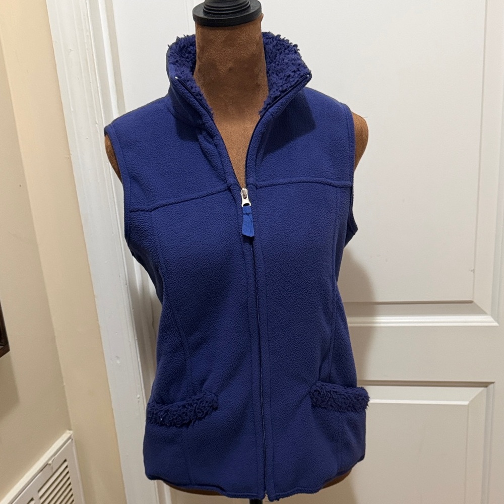 Jane Ashley Women's Royal Blue Fleece Vest